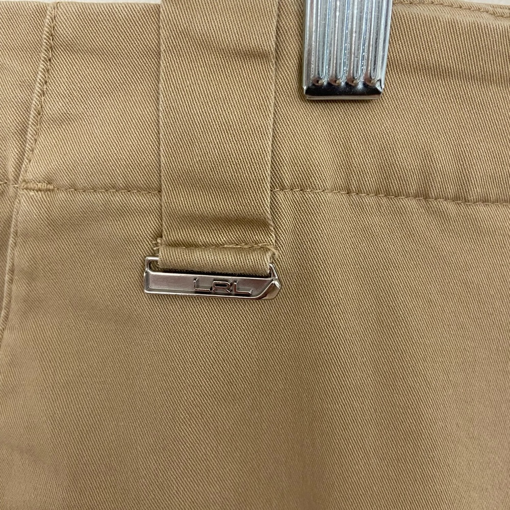Women's Lauren Active Ralph Lauren L-RL Tan Capri’s size 12 - Picture 2 of 6